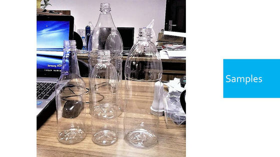Machine de Juice Drinking Water Bottle Moulding de machine de soufflage de corps creux de bouteille d'eau d'animal familier de 4 cavités